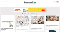 Desktop Screenshot of obviousfun.com